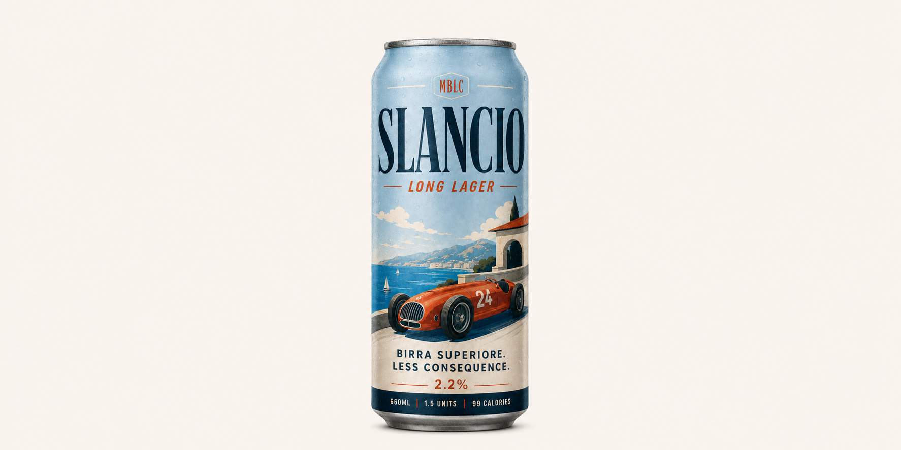 Slancio birra superiore long lager can