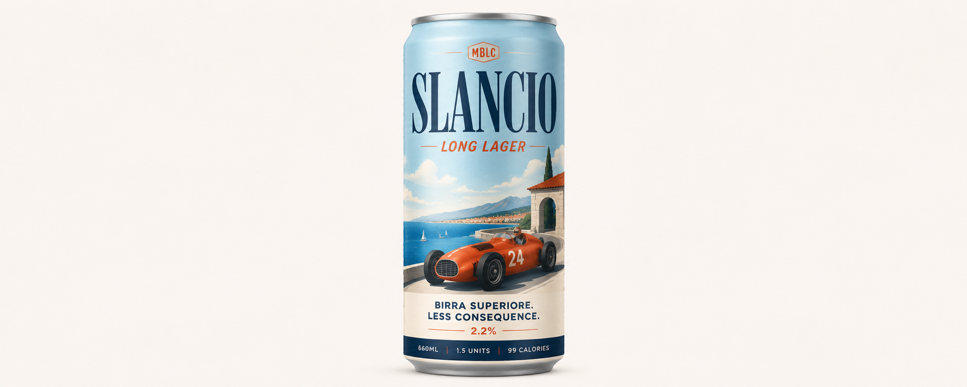 Slancio birra superiore long lager can